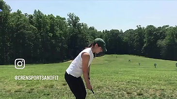 Pitch shot session with Allison Kane
